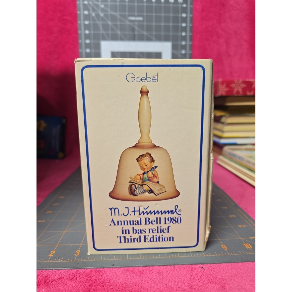 M.J. Hummel Third Edition Bell Has Original Box Goebel 1980 In Bas Relief New